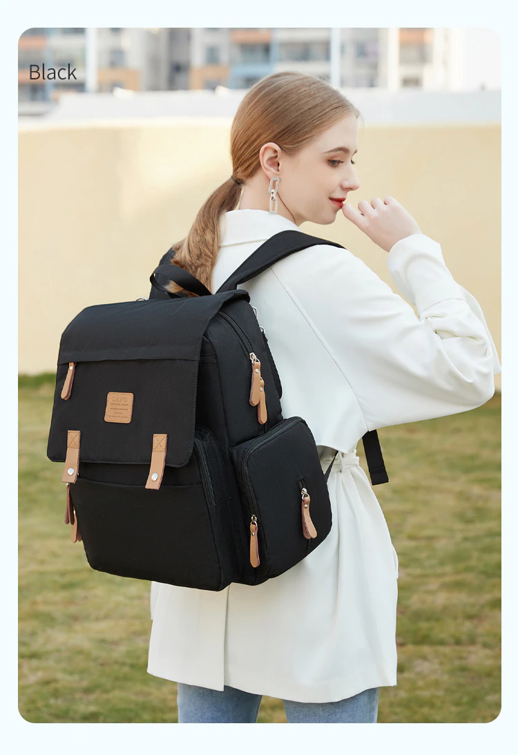 Diaper Bag Multifunctional With Luggage Strap
