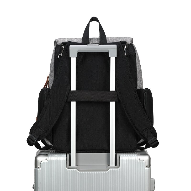 Diaper Bag Multifunctional With Luggage Strap