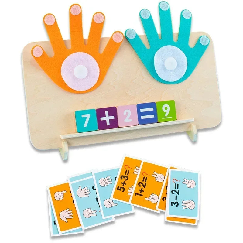Montessori Math Toy – Finger Counting & Learning Game for Toddlers (3+)
