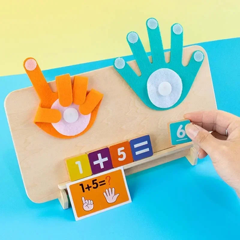 Montessori Math Toy – Finger Counting & Learning Game for Toddlers (3+)