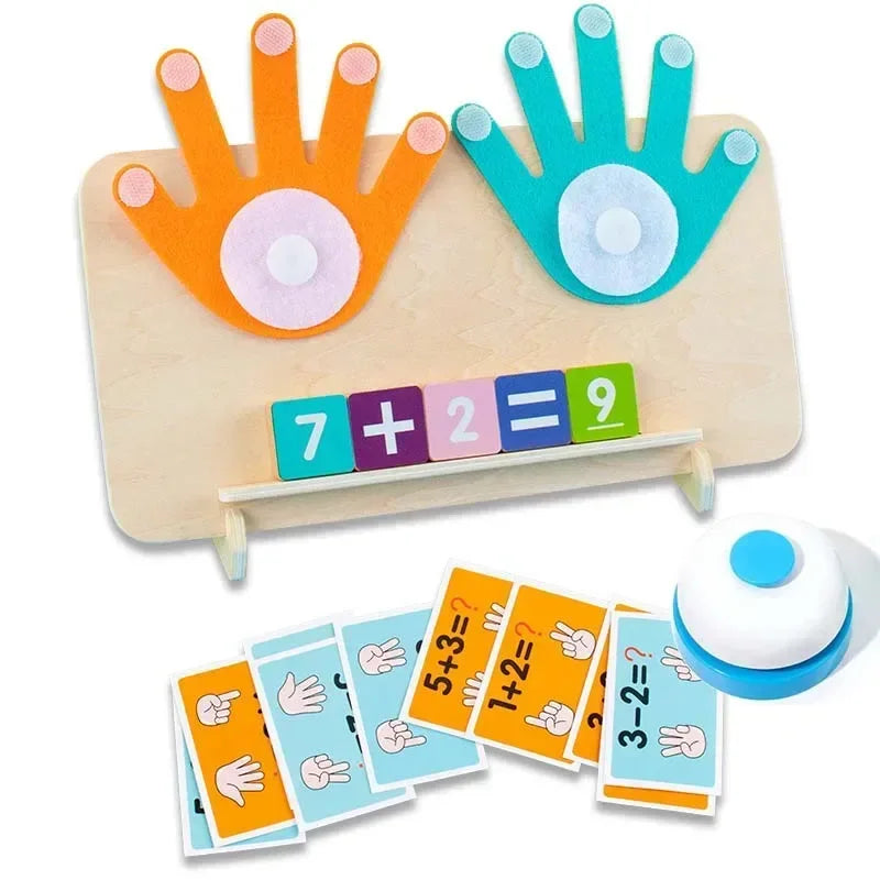 Montessori Math Toy – Finger Counting & Learning Game for Toddlers (3+)