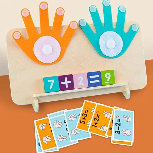 Montessori Math Toy – Finger Counting & Learning Game for Toddlers (3+)