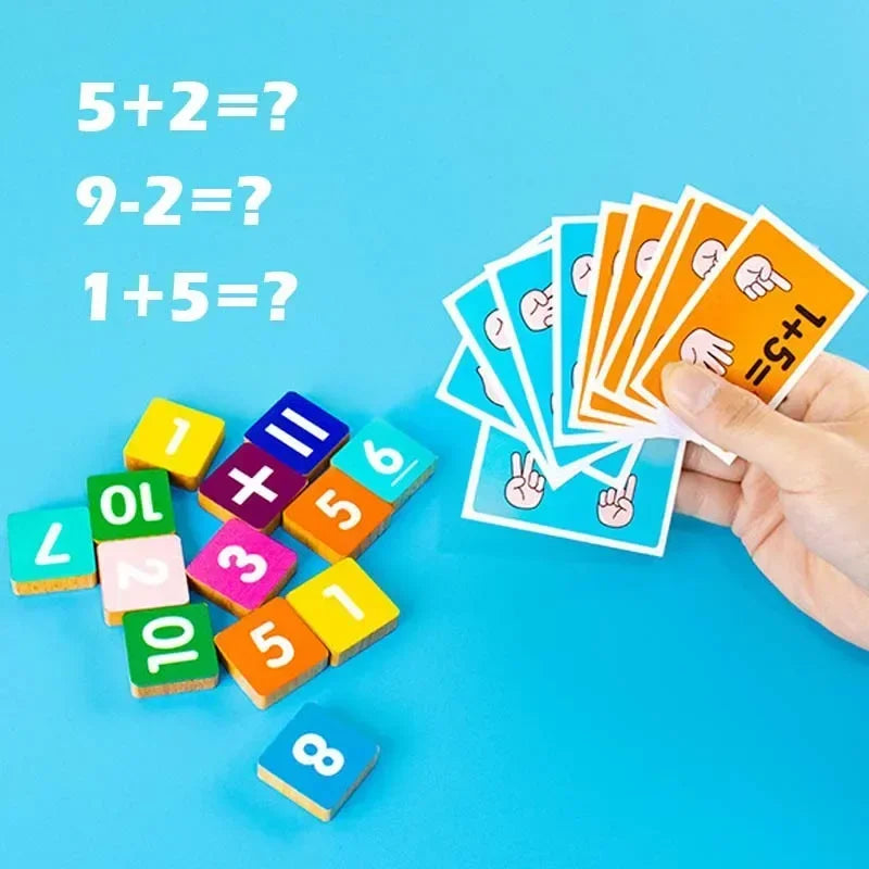 Montessori Math Toy – Finger Counting & Learning Game for Toddlers (3+)