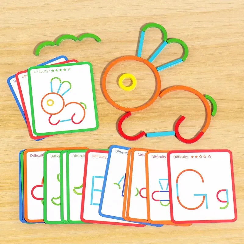 Montessori Learning Kit – 3-in-1 Educational Toy Bundle for Toddlers (3+)
