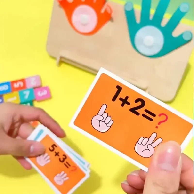 Montessori Math Toy – Finger Counting & Learning Game for Toddlers (3+)
