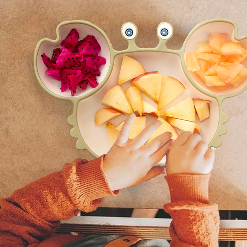 Crab Baby Silicone Feeding Set | Love Bubble Store