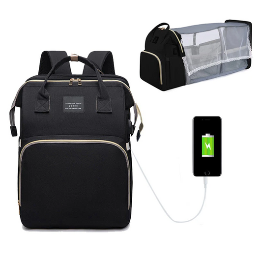 Diaper Bag With Portable Crib | Love Bubble Store