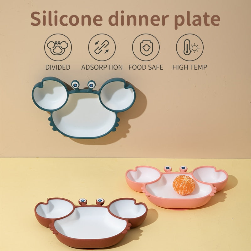 Crab Baby Silicone Feeding Set | Love Bubble Store