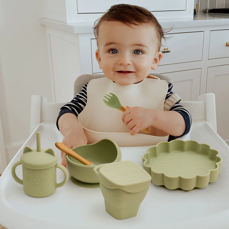 Baby Silicone Feeding Set | Love Bubble Store