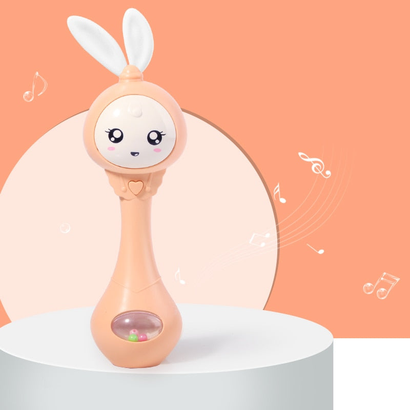 Baby Music Flashing Rattle Toys Rabbit Teether | Love Bubble Store