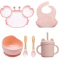 Crab Baby Silicone Feeding Set | Love Bubble Store